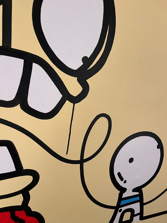 Boredom 36" x 60" x 1-1/2" on Canvas