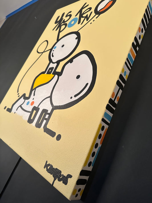 Unspoken 16" x 20" x 1-1/2" on Canvas