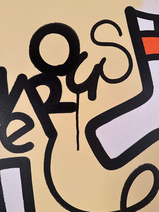 Generous & Fair 36" x 36" x 1-1/2" on Canvas