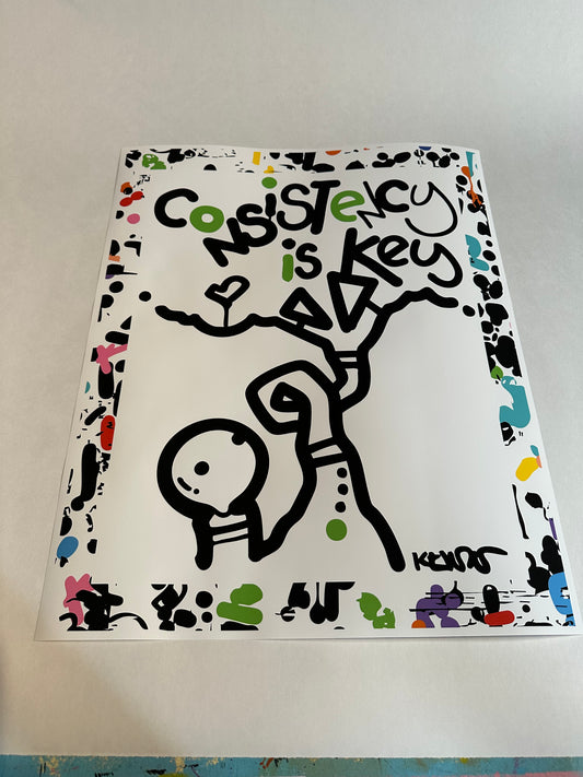 Consistency Is Key 16" x 20" Print by Kenton Hoppas