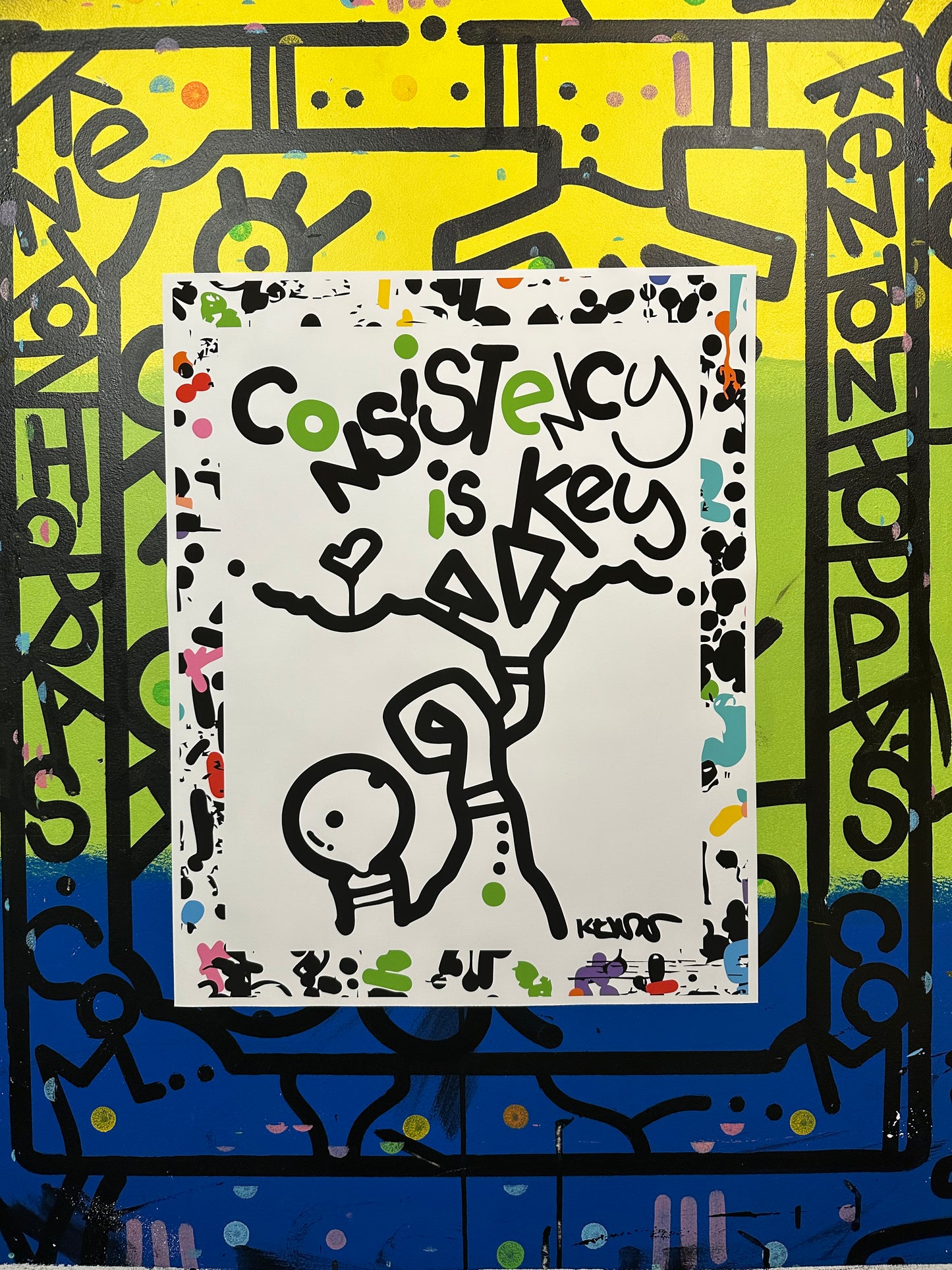 Consistency Is Key 16" x 20" Print by Kenton Hoppas