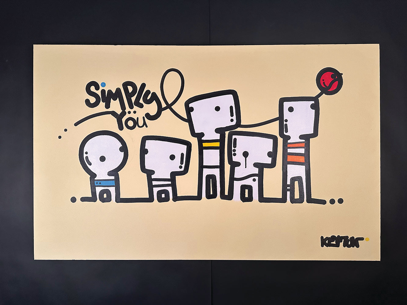 Simply You 30" x 48" x 1-1/2" on Canvas