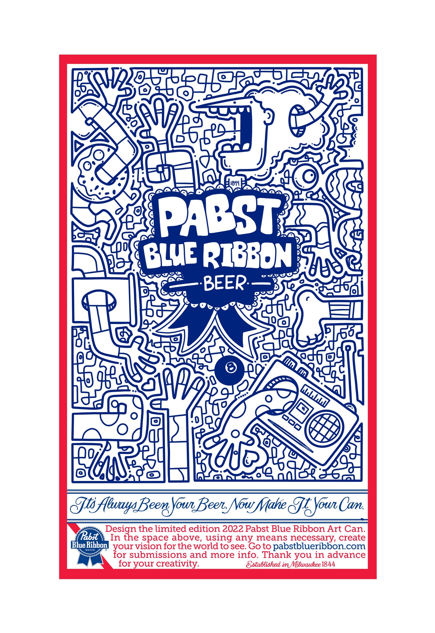 PBR CAN DESIGN CONTEST PRINTS