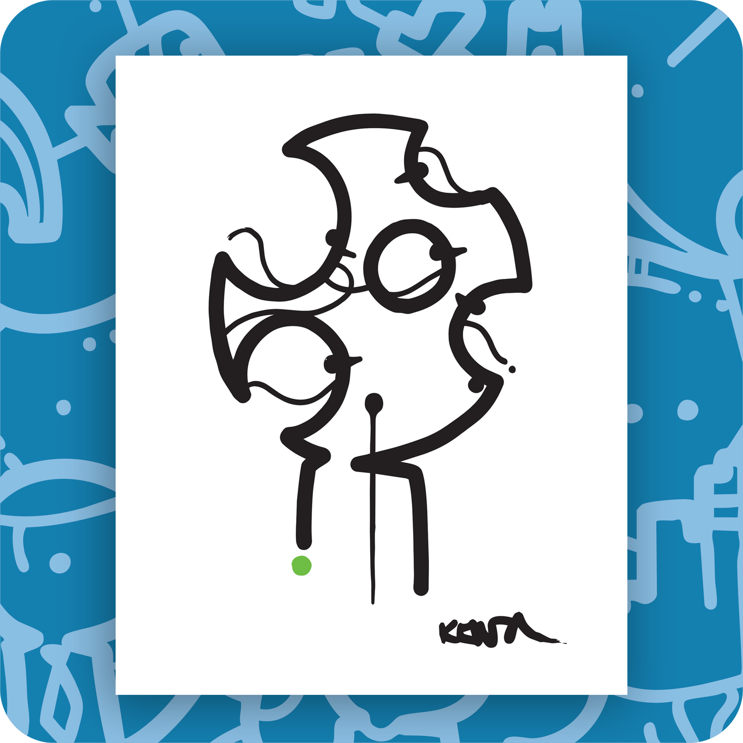 Original art by Kenton Hoppas