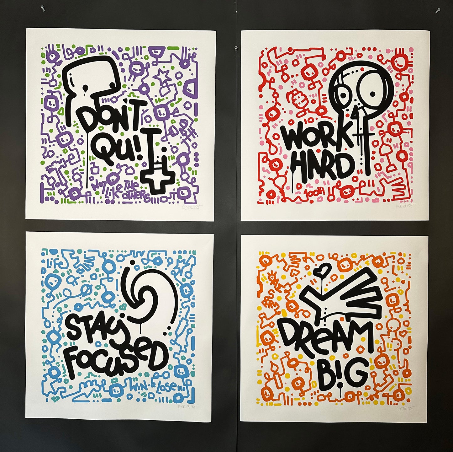Series of Four / Motivational Print 20" x 20"