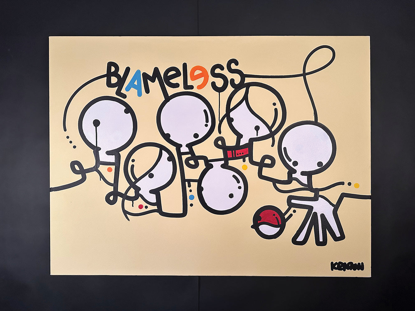 Blameless 36" x 48" x 1-1/2" on Canvas