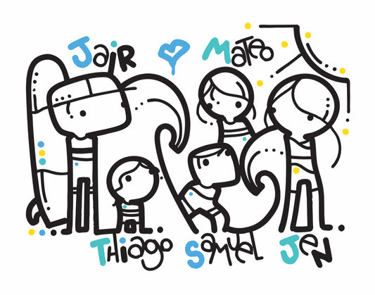 Custom Name Order 3-5 Names