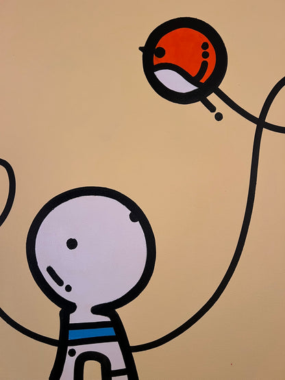 Boredom 36" x 60" x 1-1/2" on Canvas