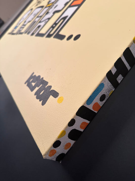 Simply You 30" x 48" x 1-1/2" on Gallery Wrapped Canvas