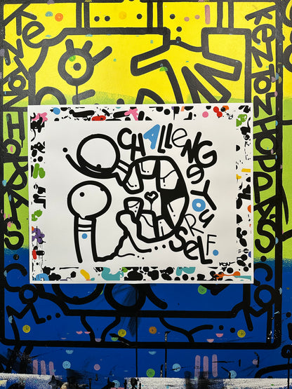 Challenge Yourself 16" x 20" Print by Kenton Hoppas