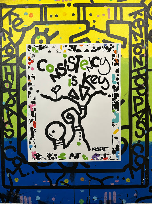 Consistency Is Key 16" x 20" Print by Kenton Hoppas