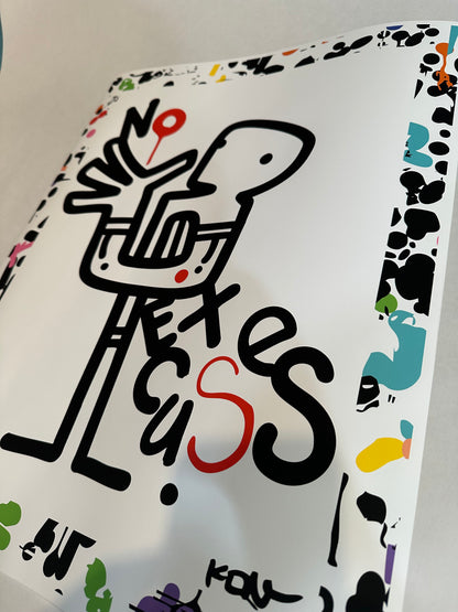 No Excuses 16" x 20" Print by Kenton Hoppas