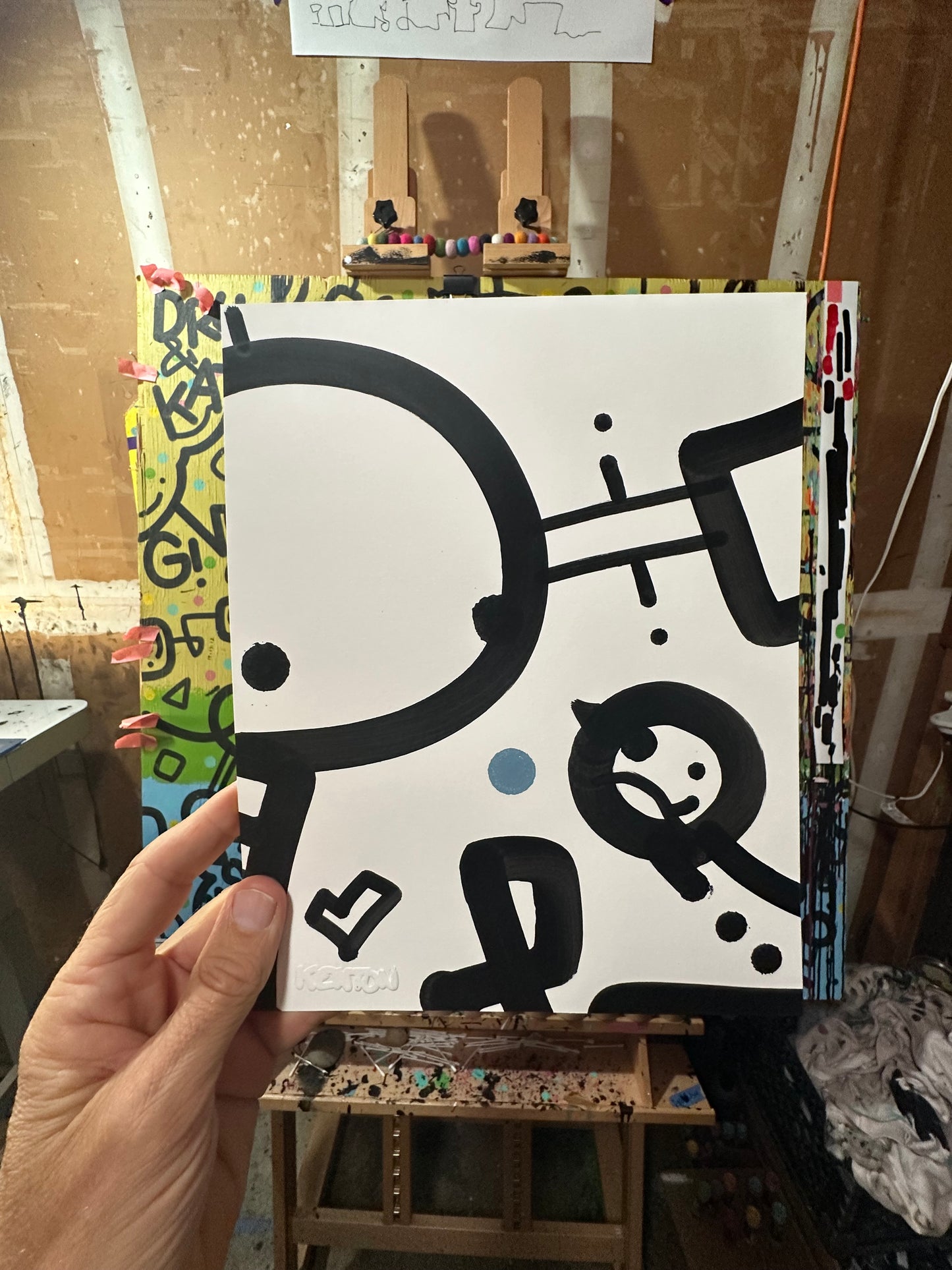 ORIGINAL 1/1 GRAB BAG ART! Size 8" x 10" on cardstock