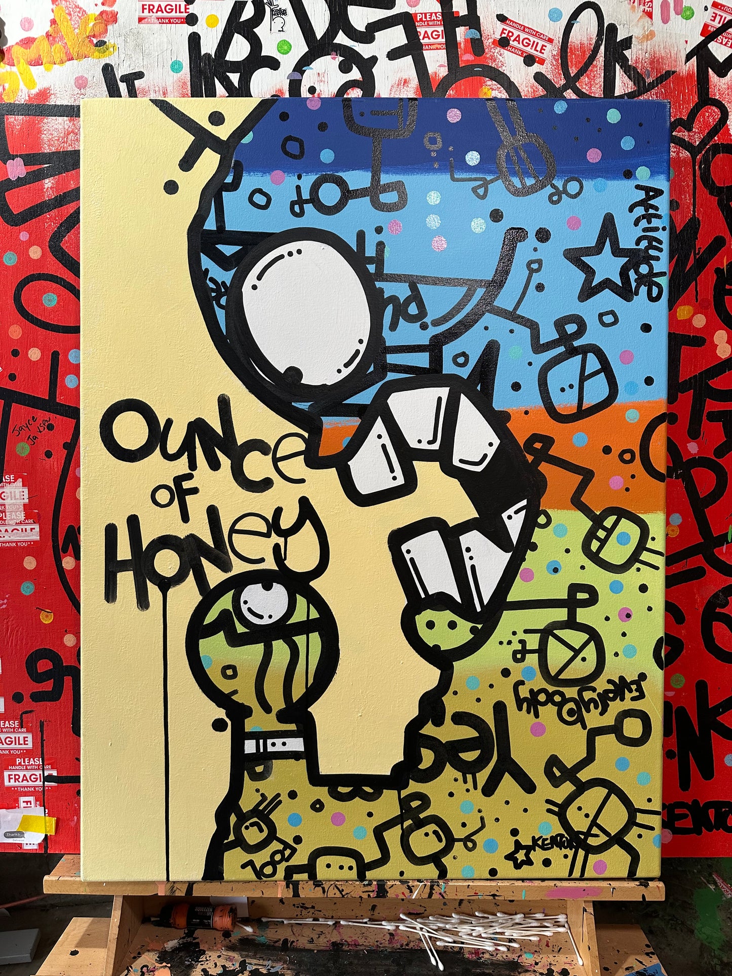 OUNCE OF HONEY - 30" x 40"Gallery Wrapped Canvas