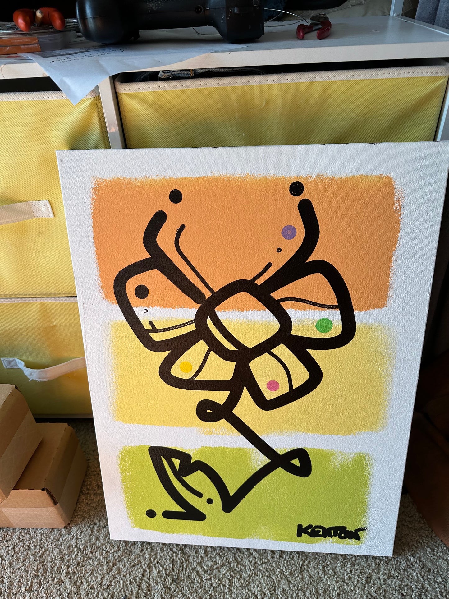 GROWTH - 18" x 24" - acrylic painting on Gallery Wrapped Canvas