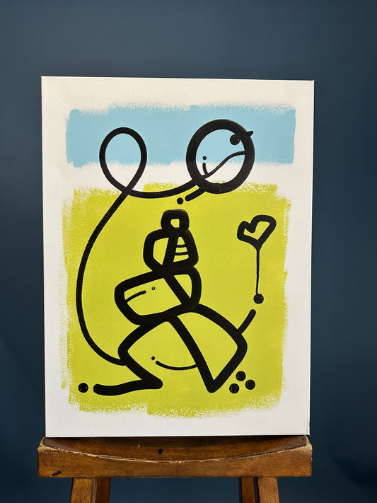 NEW DIRECTION - 18" x 24" - acrylic on Gallery Wrapped Canvas