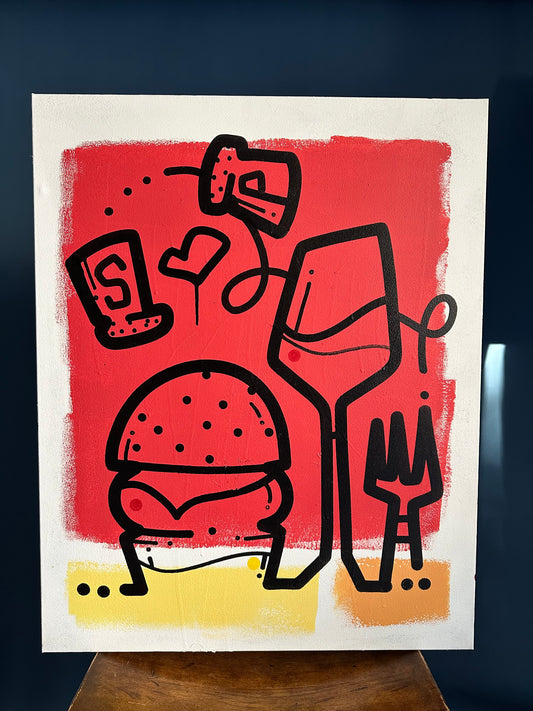 DATE NIGHT 24" x 30" Gallery Wrapped Canvas