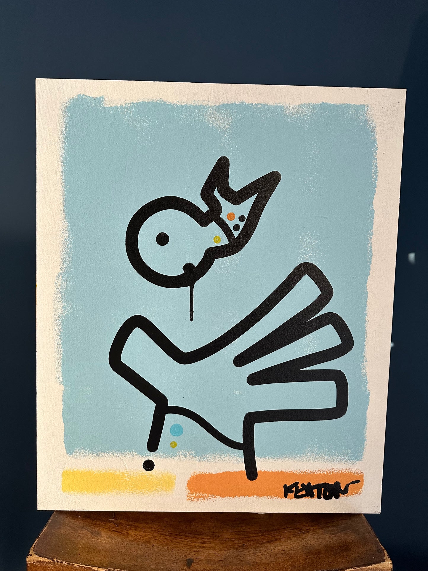 TRUST FALL 20" x 24" on Gallery Wrapped Canvas