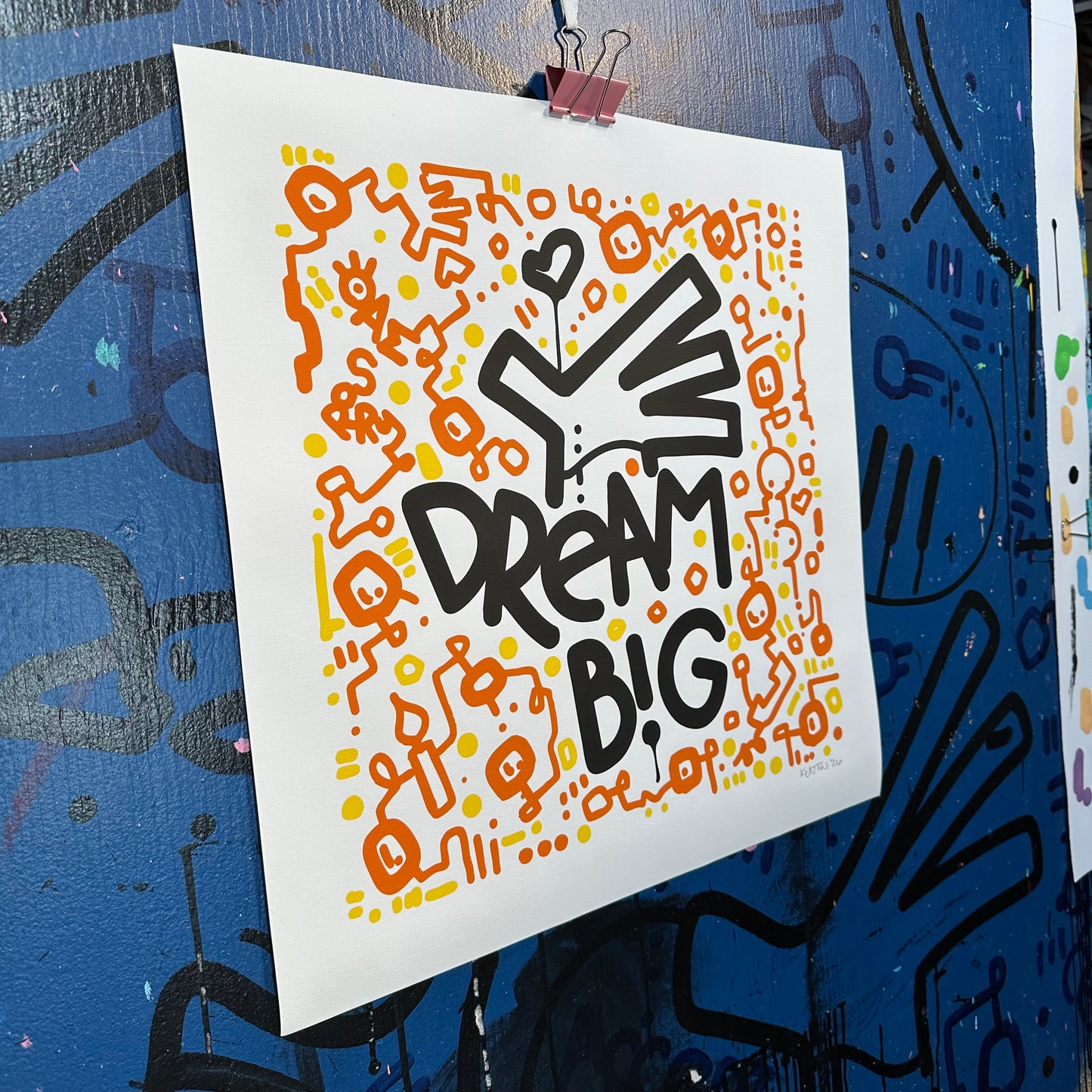 Dream Big / Motivational Canvas Print 20" x 20"